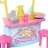 Barbie Chelsea Lemonade Stand Playset with Brunette Small Doll, Puppy, Stand & Accessories Barbie Chelsea Doll & Accessories, Lemonade Stand Playset with Brunette Small Doll, Puppy, Stand & Pieces