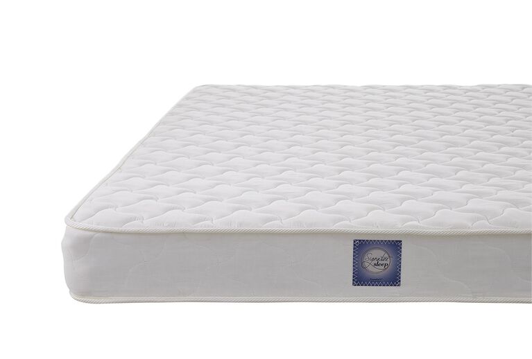 signature sleep essential 6 inch twin mattress white