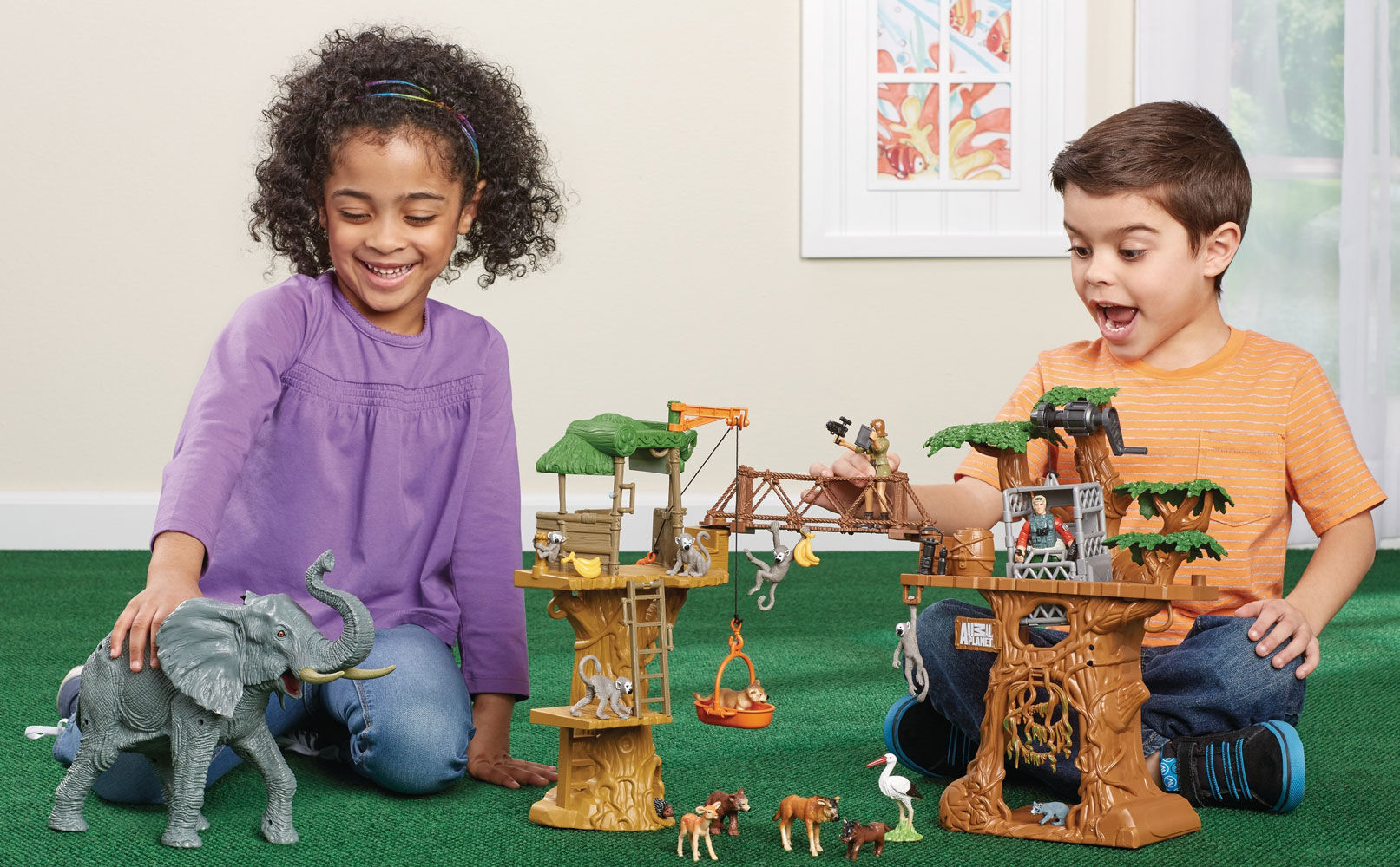 animal planet safari treehouse playset