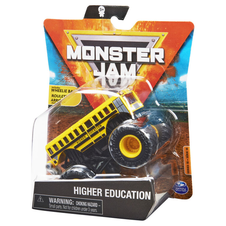 Monster Jam, Official Higher Education Monster Truck, Die-Cast Vehicle, Arena Favorites Series, 1:64 Scale
