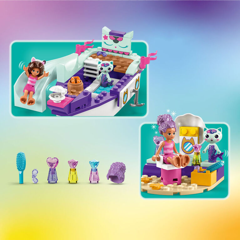LEGO Le bateau et le spa de Gabby et Marine 10786 Ensemble de jeu de construction (88 pièces)