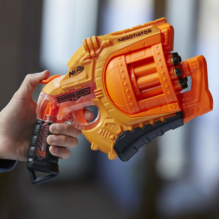Negotiator Nerf Doomlands Toy Blaster with Hammer Action R Exclusive