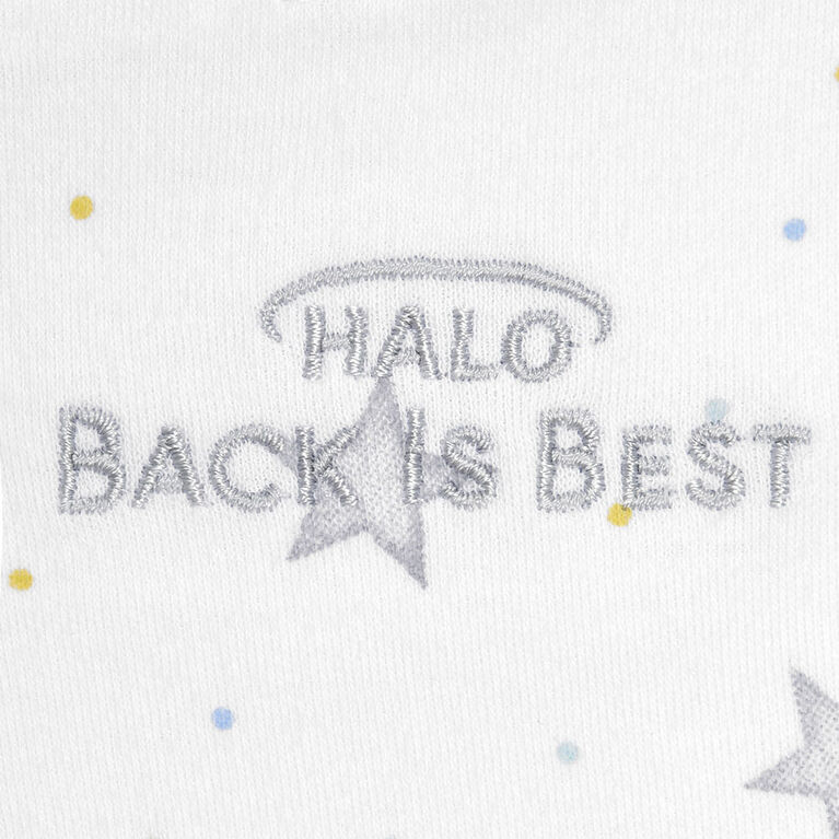 Halo Sleepsack Swaddle - 100% Cotton - Stardust - Small