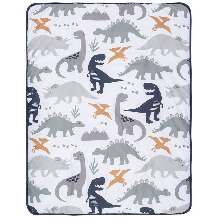 Prehistoric Dino 3 Piece Crib Bedding Set