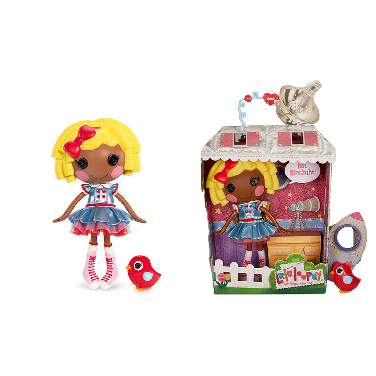 Poupée Lalaloopsy - Dot Starlight avec oiseau, poupée astronaute inspirée de STEM, de 13 po (33 cm)