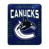 Couverture douce en peluche des Canucks de Vancouver de la LNH (60 x 70 pouces)