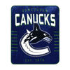 Couverture douce en peluche des Canucks de Vancouver de la LNH (60 x 70 pouces)