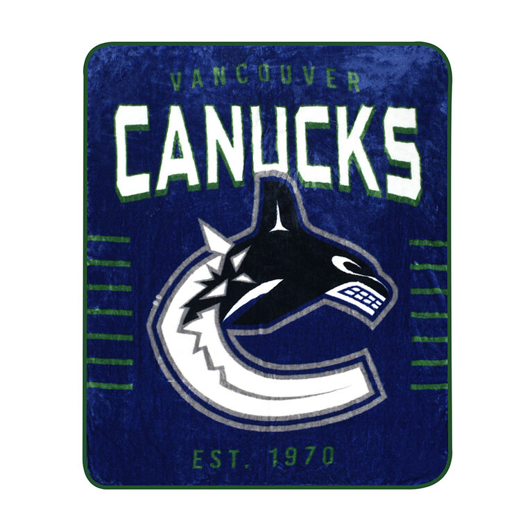 NHL Vancouver Canucks Plush Super Soft Blanket, 60" x 70"