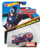 Hot Wheels Marvel Character Car - Captain America