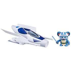 Star Wars Young Jedi Adventures Jedi Pilot Nubs, Star Wars Toys, Preschool Toys (4 Inch-Scale)