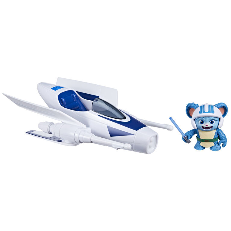 Star Wars Young Jedi Adventures Jedi Pilot Nubs, Star Wars Toys, Preschool Toys (4 Inch-Scale)