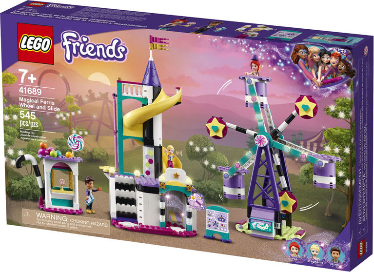 LEGO Friends La grande roue et la glissade magiques 41689 (545 pièces)