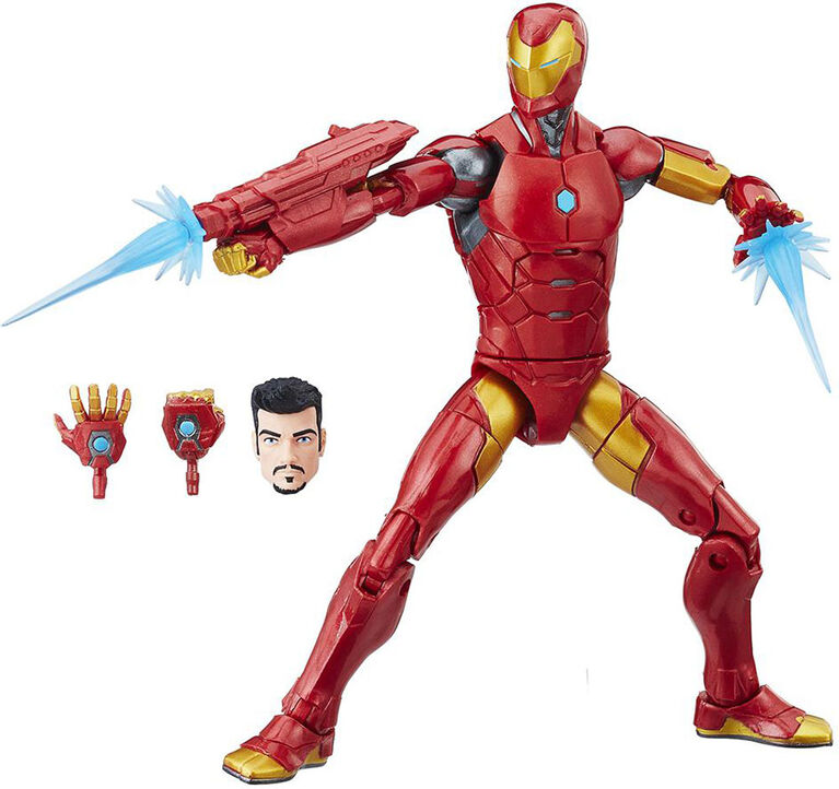 Marvel Black Panther - Figurine Invincible Iron Man de 15 cm.