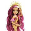 Mermaid High, Spring Break Searra Mermaid Doll and Accessories with Removable Tail and Color Change Hair Streak