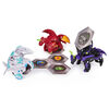 Bakugan Starter Pack 3-Pack, Darkus Kelion, Collectible Action Figures
