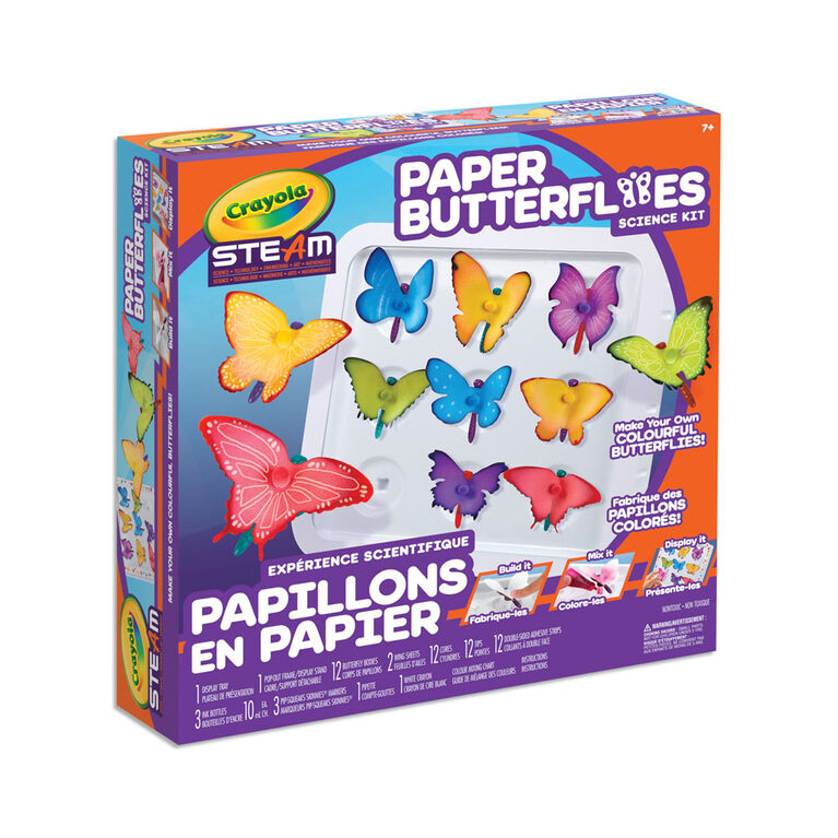 Crayola - Trousse scientifique Papillons en papier