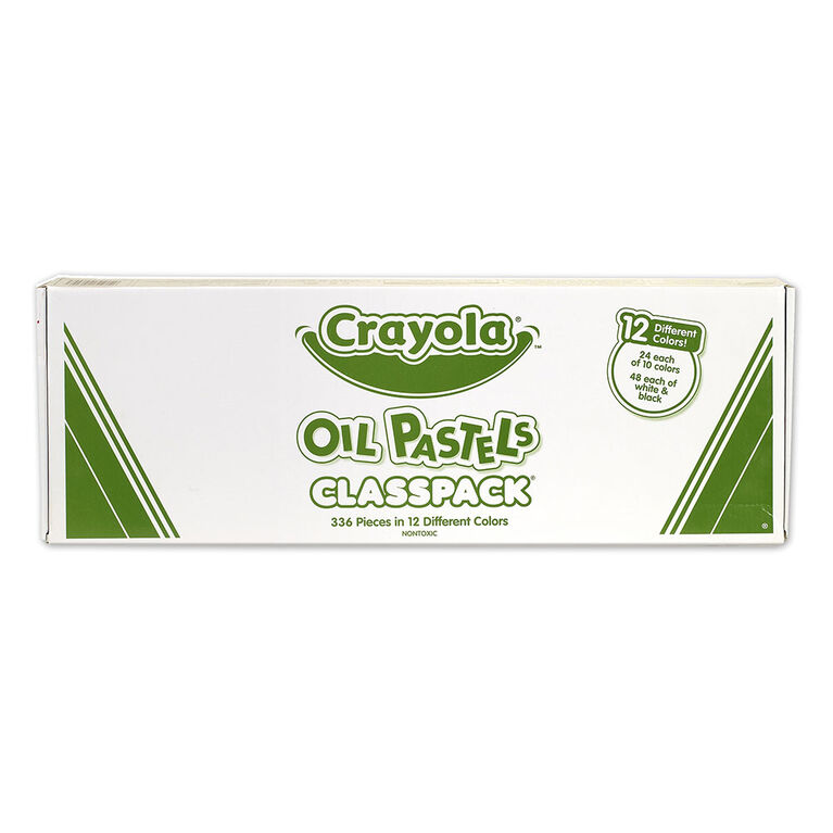 Pastels à l'huile Classpack de Crayola, paq de 336 (12 couleurs) - Édition anglaise