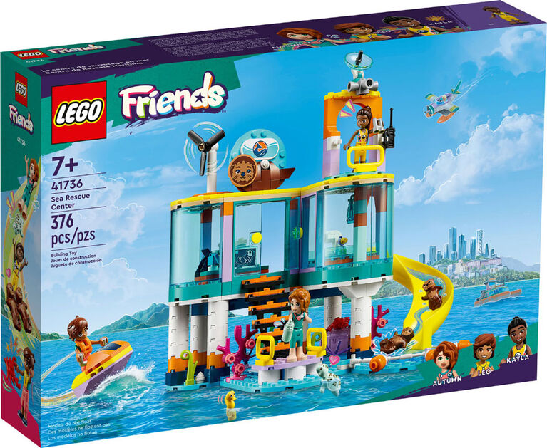 LEGO Friends Le centre de sauvetage en mer 41736 Ensemble de jeu de construction (376 pièces)