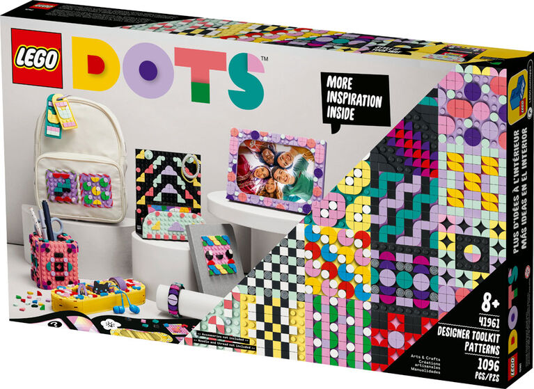 LEGO DOTS Designer Toolkit - Patterns 41961 DIY Craft Decoration Kit (1,096 Pieces)