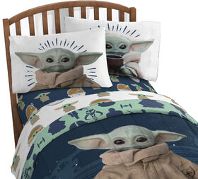 The Child Baby Yoda Twin Sheet Set