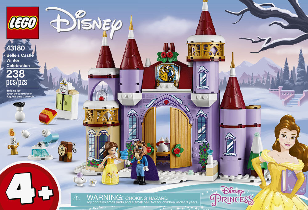 belle's winter castle lego