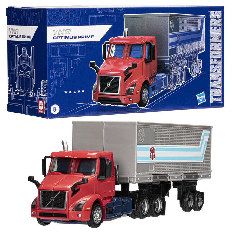 Transformers Toys Generations Volvo VNR 300 Optimus Prime 7 Inch Collectible Action Figure