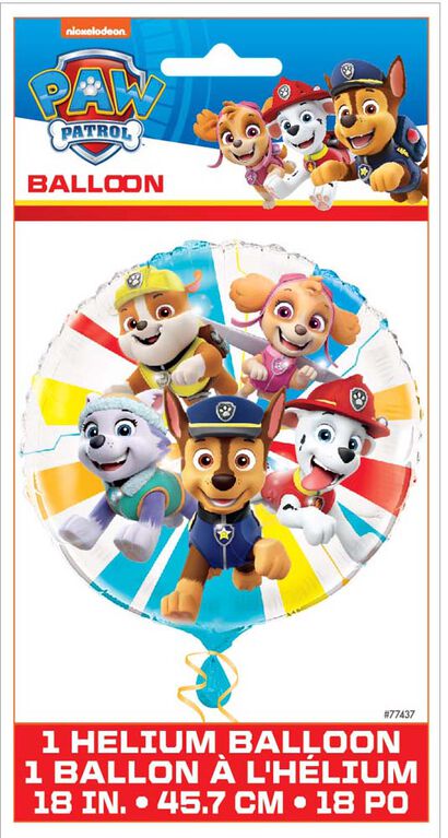 Paw Patrol Round Foil 18"