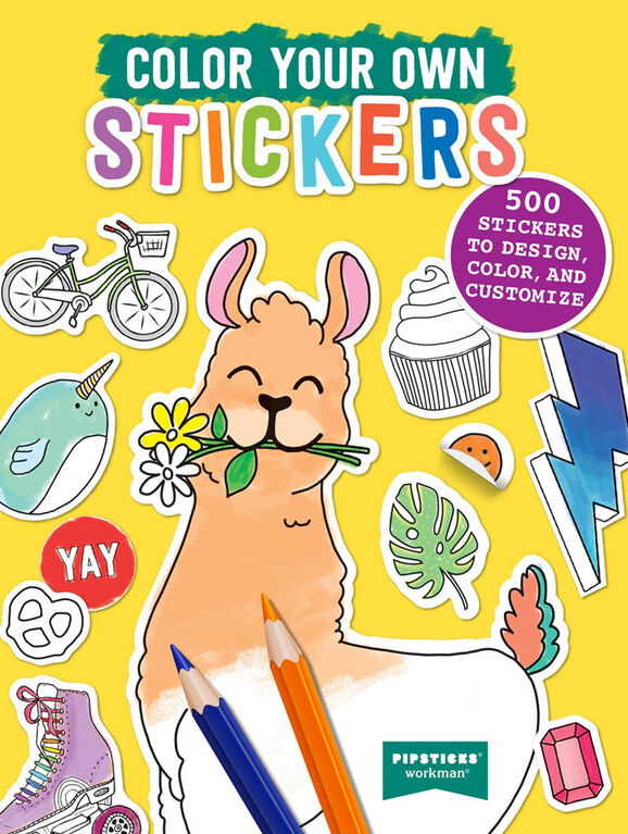 Color Your Own Stickers - Édition anglaise