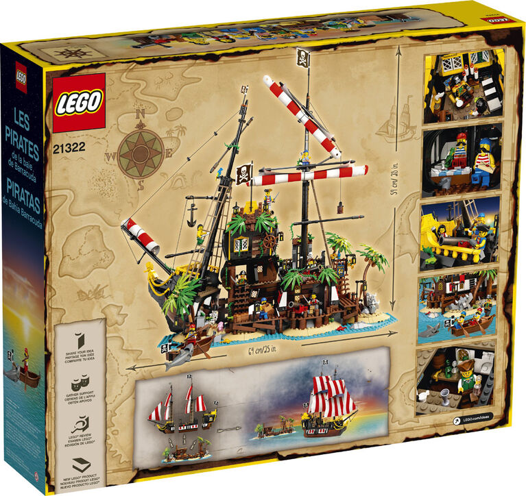 LEGO Ideas Les pirates de la baie de Barracuda 21322 (2545 pièces)