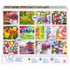 Coffret familial de 12 puzzles pour adultes et enfants, Coloré