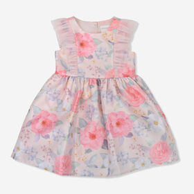 Rococo Shantung Dress Pink