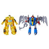 Transformers Bumblebee Cyberverse Adventures Dinobots Unite Toys Dino Combiners Bumbleswoop 2-Pack Action Figures, Ages 6 and Up, 4.5-inch