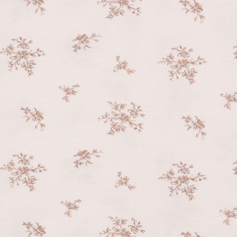 Just Born  - 2 piece Swaddle Blanket+Headband Pink Floral