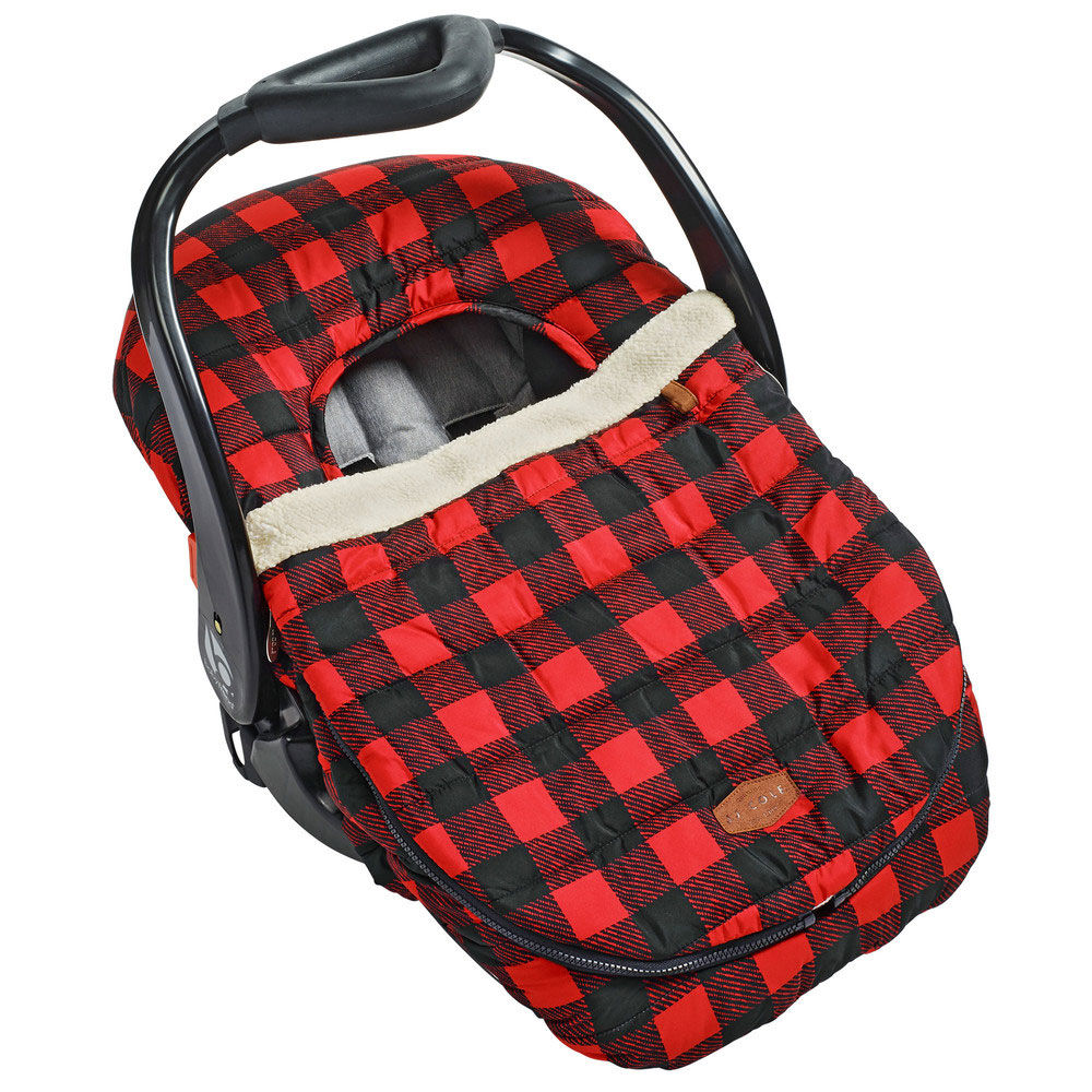 JJ Cole Car Seat Cover Buffalo Check