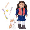 Our Generation, Leslie, 18-inch Doll & Pet Set