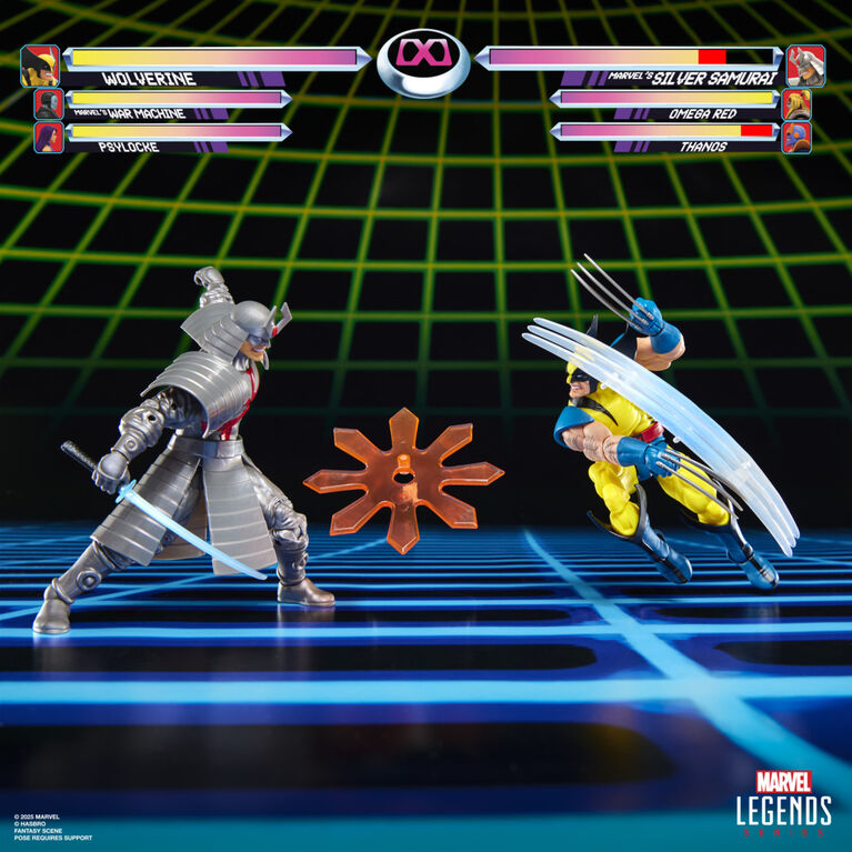 Marvel Legends Series Gamerverse Wolverine vs Marvel's Silver Samurai Action Figure Collectibles Marvel Legends Series Gamerverse Wolverine vs Marvel's Silver Samurai Action Figure Collectibles