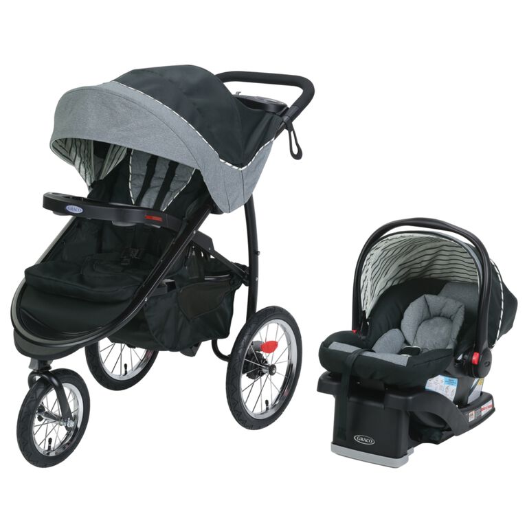 Graco Fastaction Fold Jogger Travel System With Snugride Click Connect 35 Infant Car Seat Holt R Exclusive Babies R Us Canada