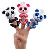 Fingerlings Glitter Panda - Drew (White & Black) - Interactive Collectible Baby Pet