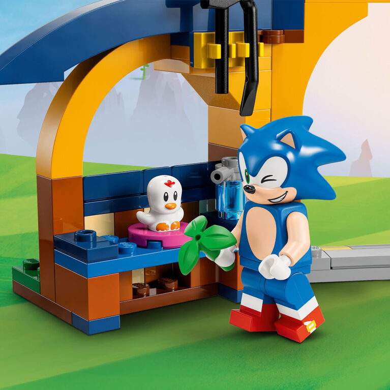 LEGO Sonic the Hedgehog Le labo de Tails et l'avion Tornado 76991 (376 pièces)