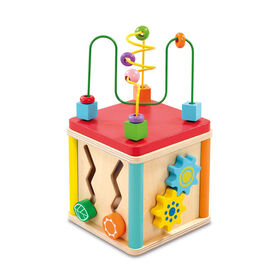 Woodlets 5-in-1 Activity Cube - Notre exclusivité