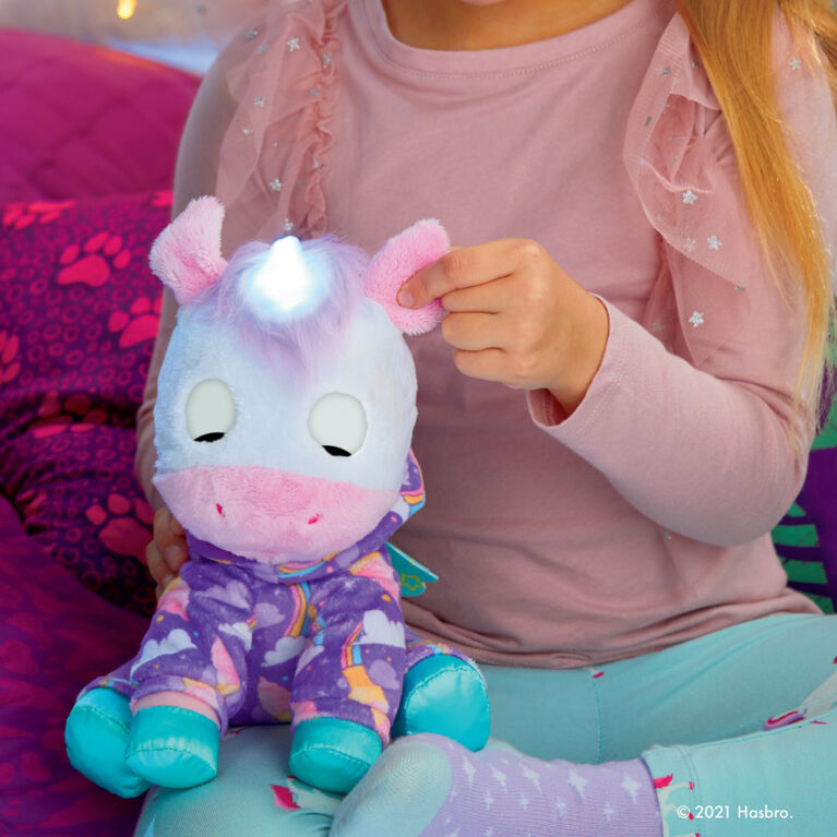 furReal Sweet Jammiecorn Unicorn Interactive Plush Toy, Light-Up Toy, 30+ Sounds and Reactions