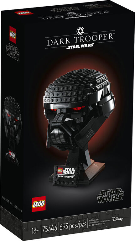 LEGO Star Wars Dark Trooper Helmet 75343 Building Kit (693 Pieces)