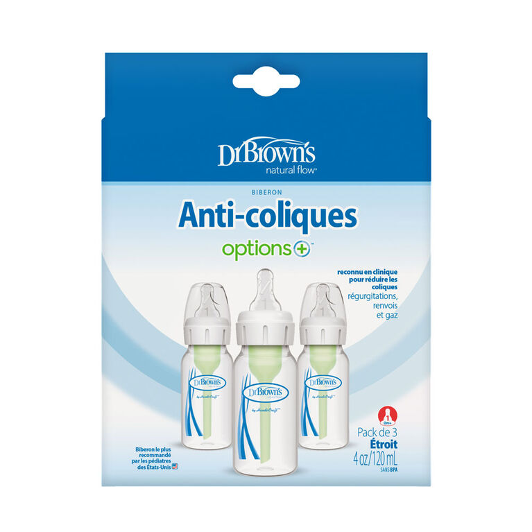 Dr. Brown's Options+ 4 oz Standard Bottle 3 Pack