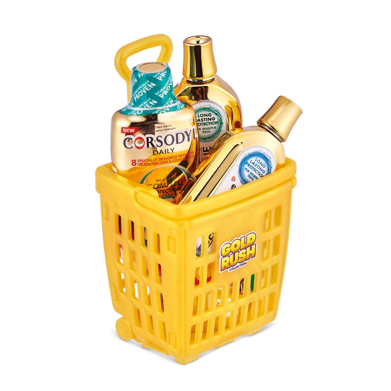 5 Mini marques surprise Gold Rush ÉDITION LIMITÉE Mystery Capsule Real Mini Brands Collection Jouet par ZURU
