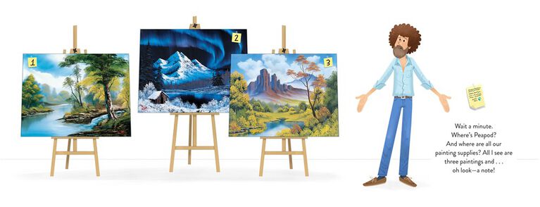 Bob Ross And Peapod The Squirrel Play A Game - Édition anglaise