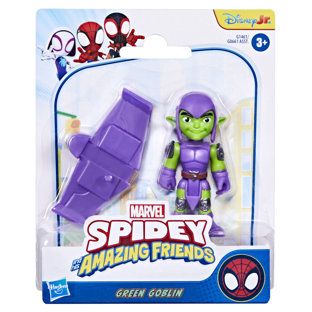Marvel Spidey and his Amazing Friends Green Goblin Toy with Accessory