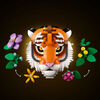 LEGO Art La Collection de la Faune - Le Tigre, Cadeau de Pendaison de Crémaillère pour une Nouvelle Maison, Idée de Décoration Florale 31217