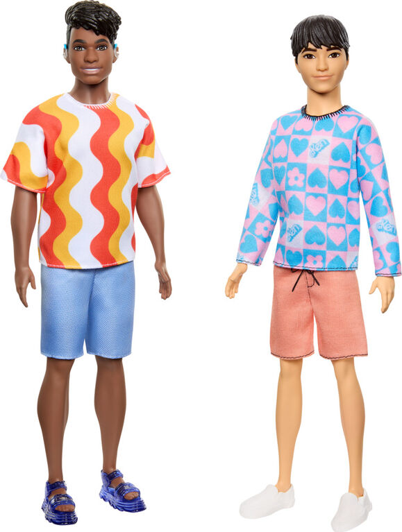 Barbie Fashionistas Ken Doll #219 with Slender Body & Removable Outfit