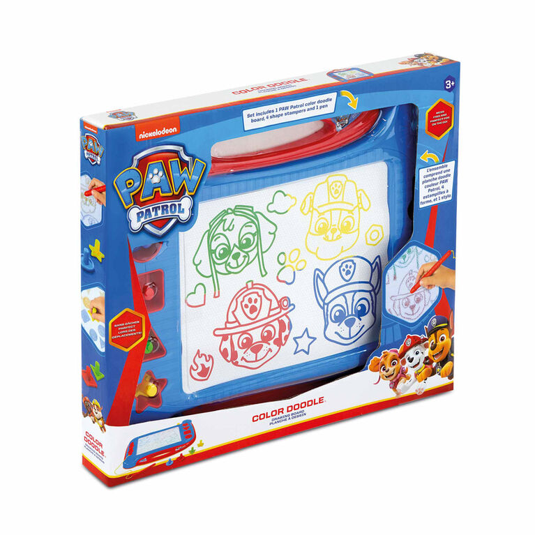 Planche à dessin Paw Patrol Color Doodle Draw - Notre exclusivité