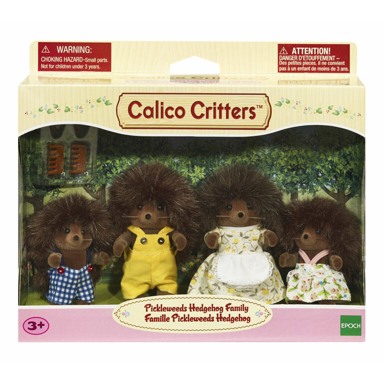 Calico Critters - Pickleweeds Hedgehog Family - English Edition